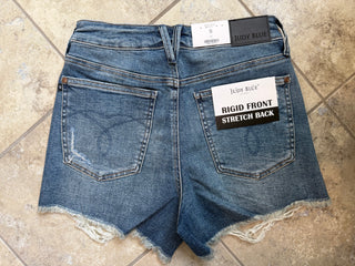 Judy Blue High Waist Button Fly Rigid Magic Cut Off Denim Short 150381