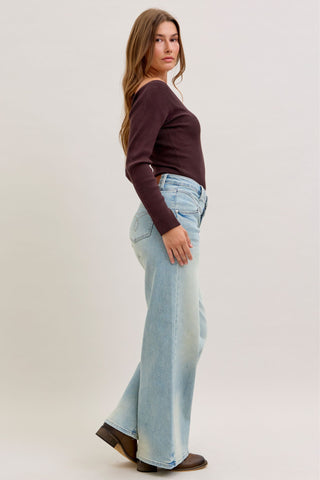 Judy Blue High Waist Column Straight Denim Jeans 881044