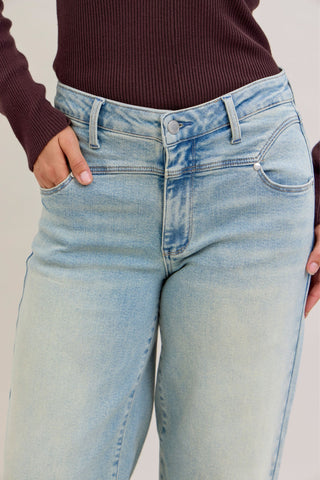Judy Blue High Waist Column Straight Denim Jeans 881044