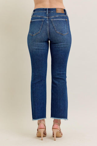 Judy Blue High Waist Dark Wash Kick Flare Denim Jeans 88982