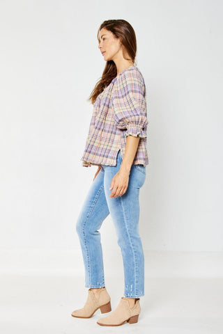 Judy Blue High Waist Destroy & Back Hem Dart Slim Denim Jeans 82590