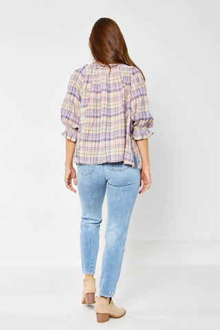 Judy Blue High Waist Destroy & Back Hem Dart Slim Denim Jeans 82590
