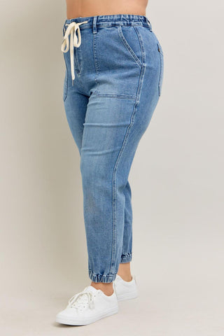 Judy Blue High Waist Jogger Denim Jeans 88948