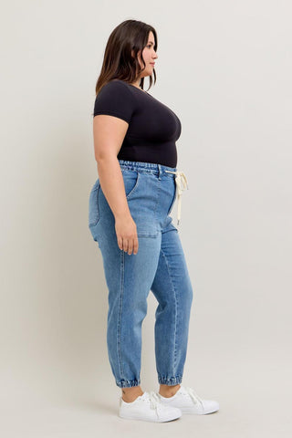 Judy Blue High Waist Jogger Denim Jeans 88948