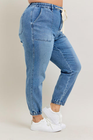 Judy Blue High Waist Jogger Denim Jeans 88948