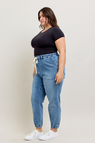 Judy Blue High Waist Jogger Denim Jeans 88948