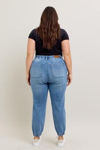 Judy Blue High Waist Jogger Denim Jeans 88948