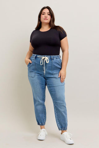 Judy Blue High Waist Jogger Denim Jeans 88948