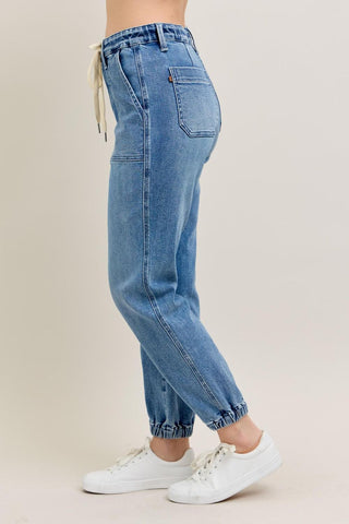 Judy Blue High Waist Jogger Denim Jeans 88948