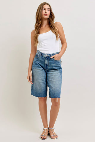 Judy Blue High Waist Rigid Magic Jort Denim Short 150370