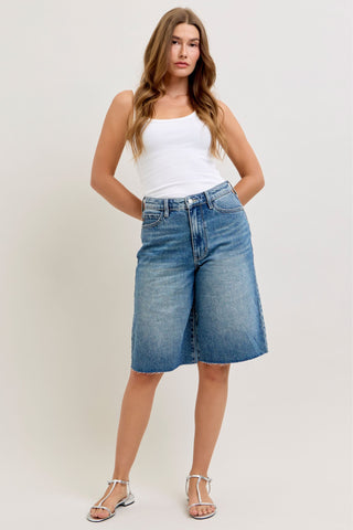 Judy Blue High Waist Rigid Magic Jort Denim Short 150370