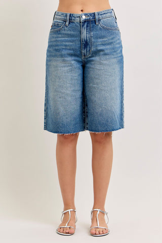 Judy Blue High Waist Rigid Magic Jort Denim Short 150370