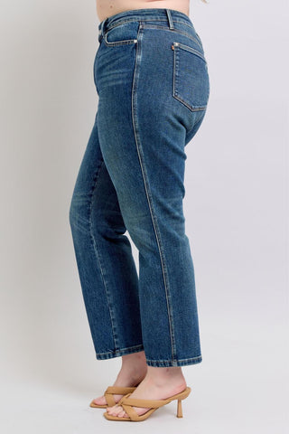 Judy Blue High Waist Rigid Magic Straight Denim Jeans 88922