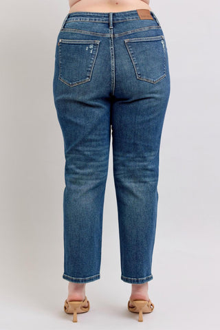 Judy Blue High Waist Rigid Magic Straight Denim Jeans 88922