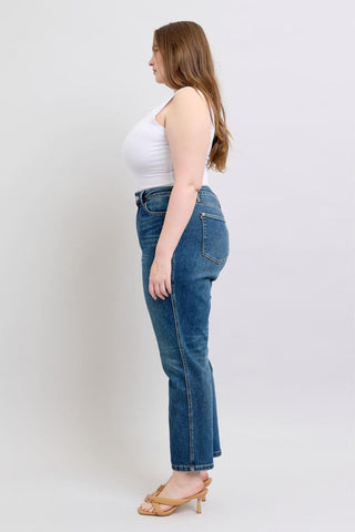 Judy Blue High Waist Rigid Magic Straight Denim Jeans 88922