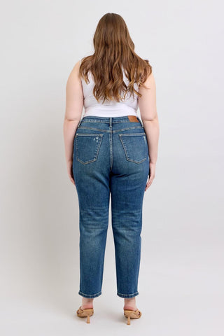 Judy Blue High Waist Rigid Magic Straight Denim Jeans 88922