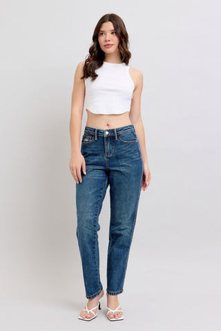 Judy Blue High Waist Rigid Magic Straight Denim Jeans 88922