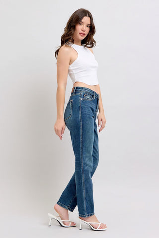 Judy Blue High Waist Rigid Magic Straight Denim Jeans 88922
