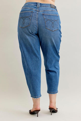 Judy Blue High Waist Soft Barrel Stitch Thru Pocket Denim Jeans 881012