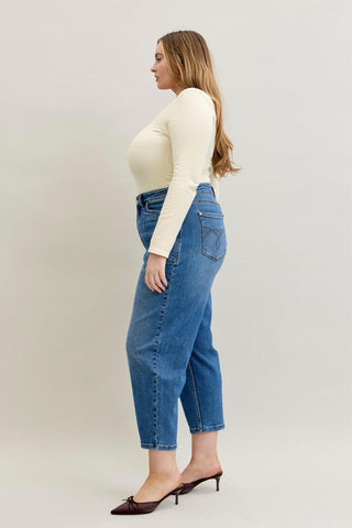 Judy Blue High Waist Soft Barrel Stitch Thru Pocket Denim Jeans 881012