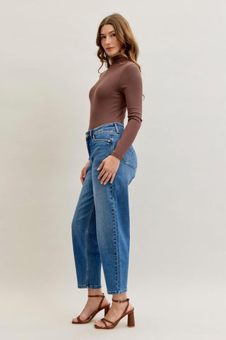 Judy Blue High Waist Soft Barrel Stitch Thru Pocket Denim Jeans 881012