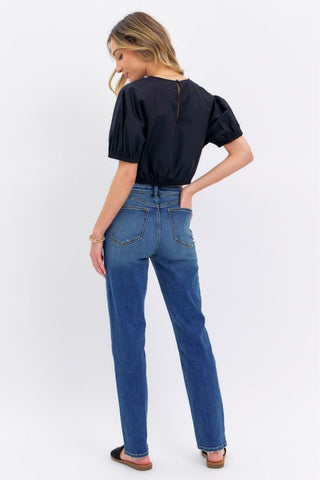 Judy Blue High Waist Straight Denim Jeans 8601