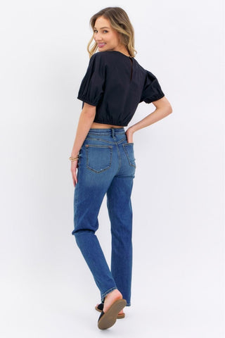 Judy Blue High Waist Straight Denim Jeans 8601