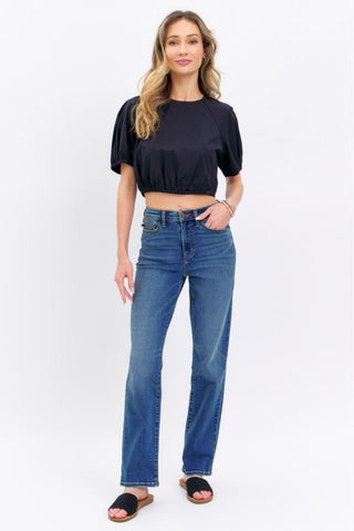 Judy Blue High Waist Straight Denim Jeans 8601