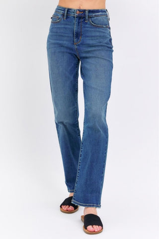 Judy Blue High Waist Straight Denim Jeans 8601
