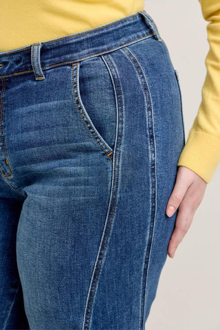 Judy Blue High Waist Trouser Wide Leg Denim Jeans 82656