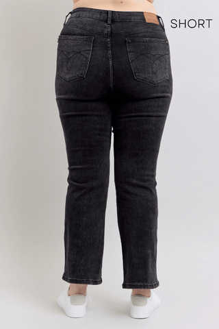 Judy Blue High Waist Tummy Control Black Bootcut Denim Jeans 88787 - 3 Inseam Options