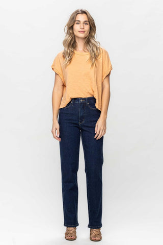Judy Blue High Waist "Tummy Control" Classic Straight Denim Jeans 88575