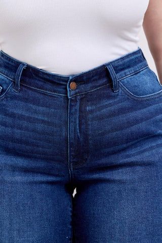 Judy Blue High Waist V-Front Bermuda Denim Short 15293