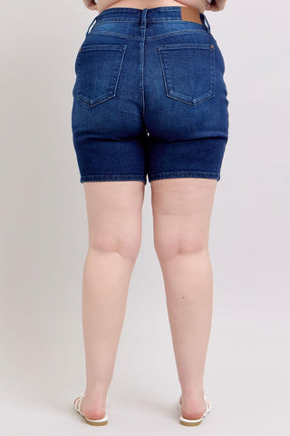Judy Blue High Waist V-Front Bermuda Denim Short 15293