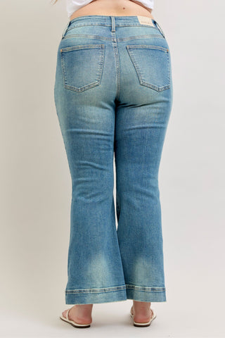 Judy Blue High Waist Vintage Flare Denim Jeans 881082