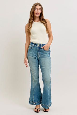 Judy Blue High Waist Vintage Flare Denim Jeans 881082