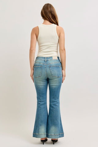 Judy Blue High Waist Vintage Flare Denim Jeans 881082