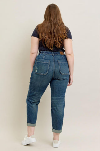 Judy Blue High Waist Vintage Jogger Denim Jeans 88971