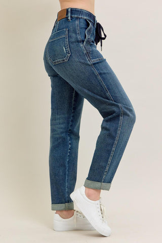 Judy Blue High Waist Vintage Jogger Denim Jeans 88971