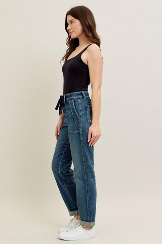 Judy Blue High Waist Vintage Jogger Denim Jeans 88971