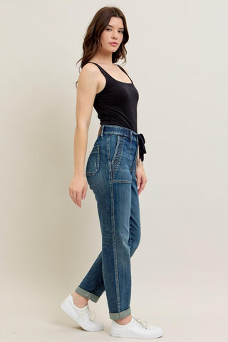 Judy Blue High Waist Vintage Jogger Denim Jeans 88971