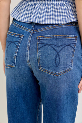 Judy Blue High Waist Wilhemina Baggy Denim Jeans 82689