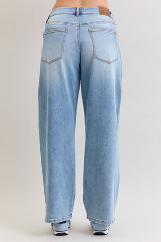 Judy Blue High Waist Wilhemina Rigid Magic Twisted Side Seam Denim Jeans 881013