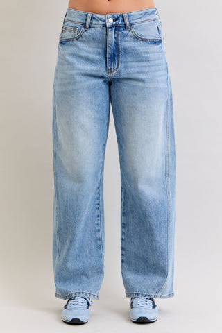 Judy Blue High Waist Wilhemina Rigid Magic Twisted Side Seam Denim Jeans 881013