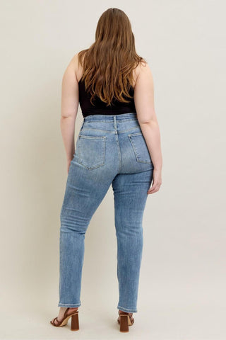 Judy Blue Mid Rise Bootcut Denim Jeans 82337