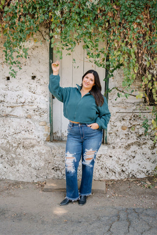 Judy Blue Mid Rise Dad Denim Jeans 82605