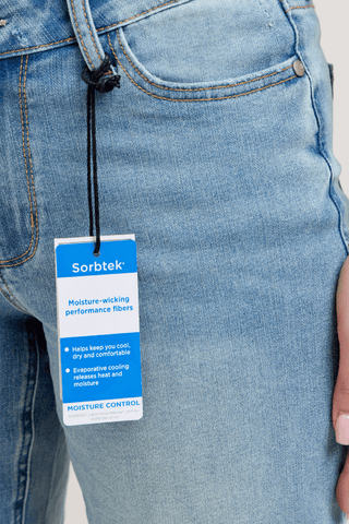 Judy Blue Mid Rise V Front Cuff Boyfriend Cool Denim Jeans 88938