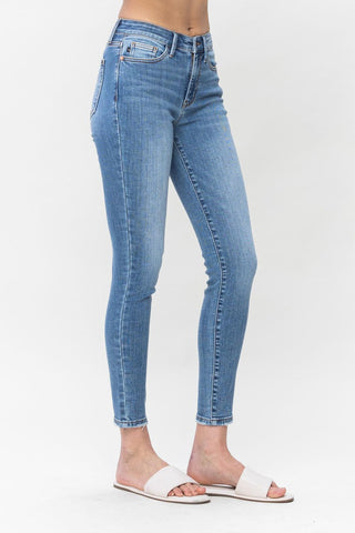 Judy Blue Mid Rise Vintage Skinny Denim Jeans 82548