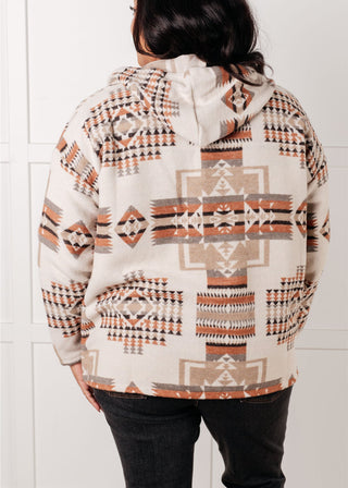 Sew in Love Just Going For It Aztec Hoodie