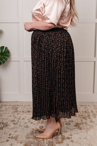Polagram Just What You Wanted Floral Print Pleated Skirt